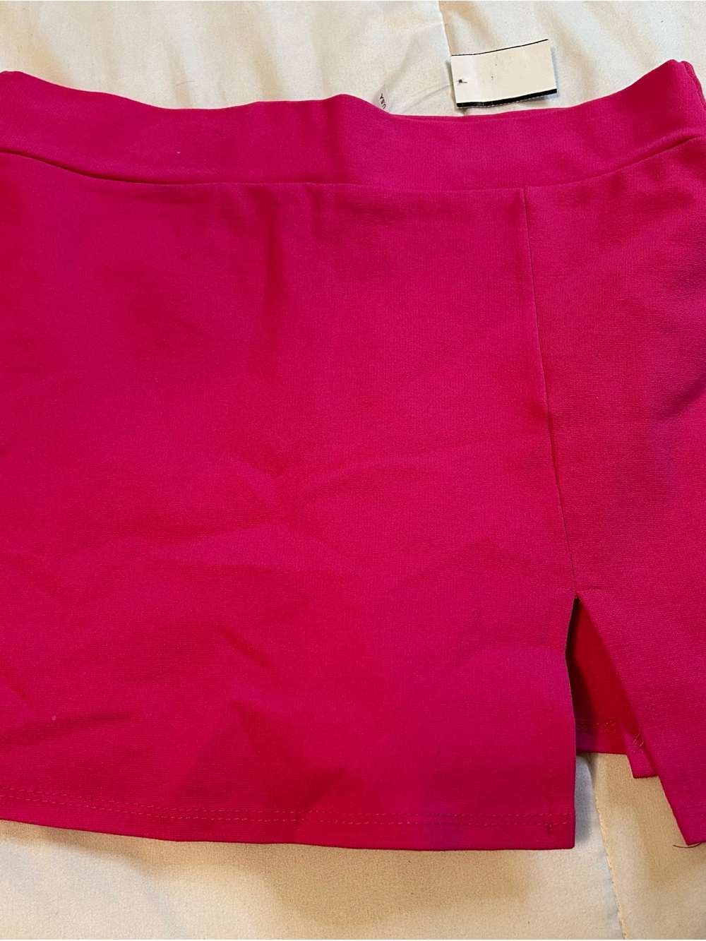 T.J.Maxx Bright Hot Pink Stretch Skort with Front Slit